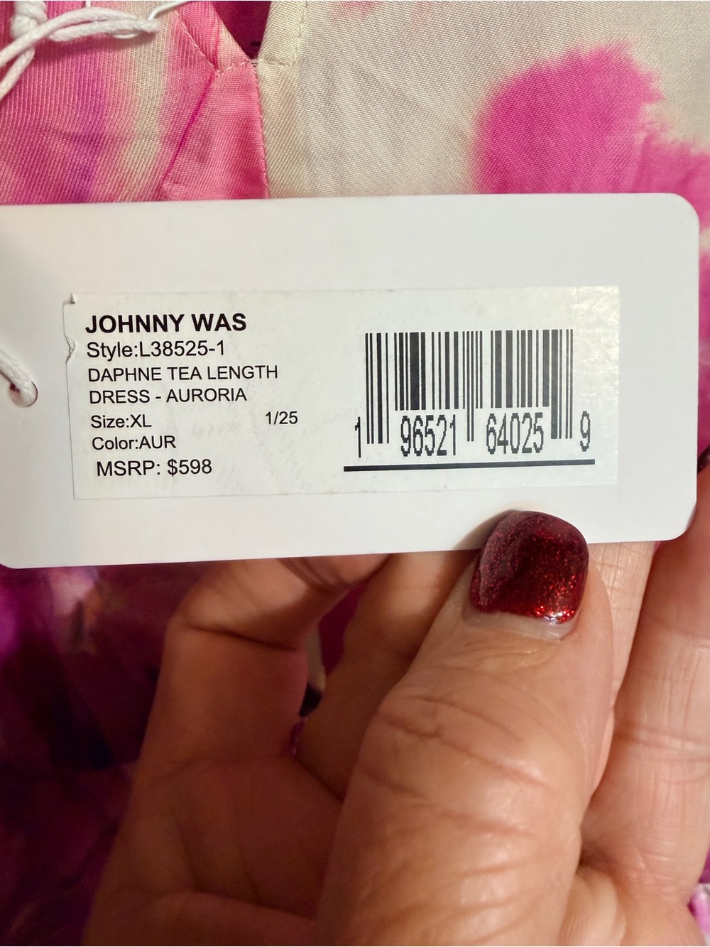 Jade by Johnny was New with tags size extra large Daphne tea length dress